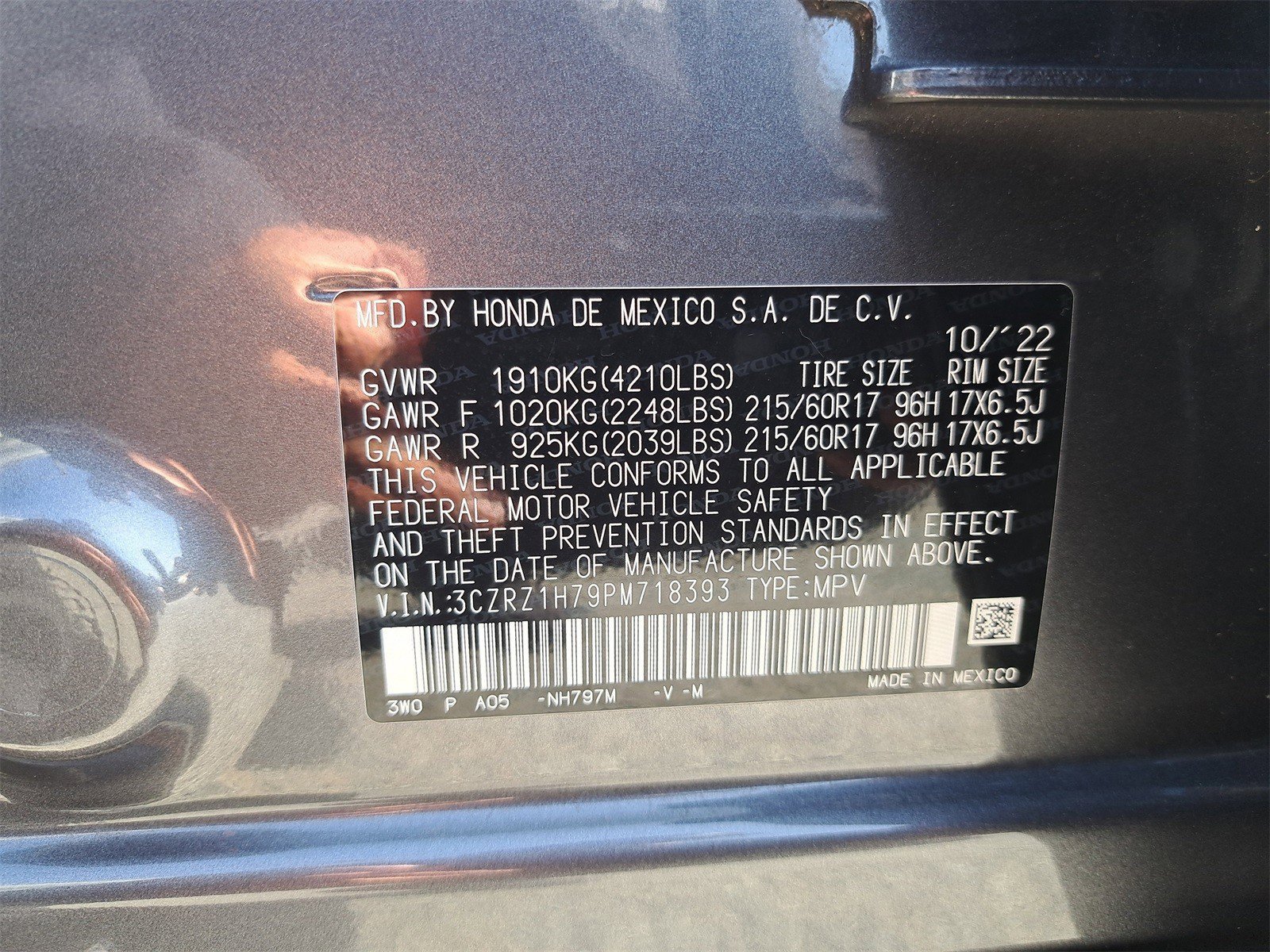 Used 2023 Honda HR-V EX-L image 37