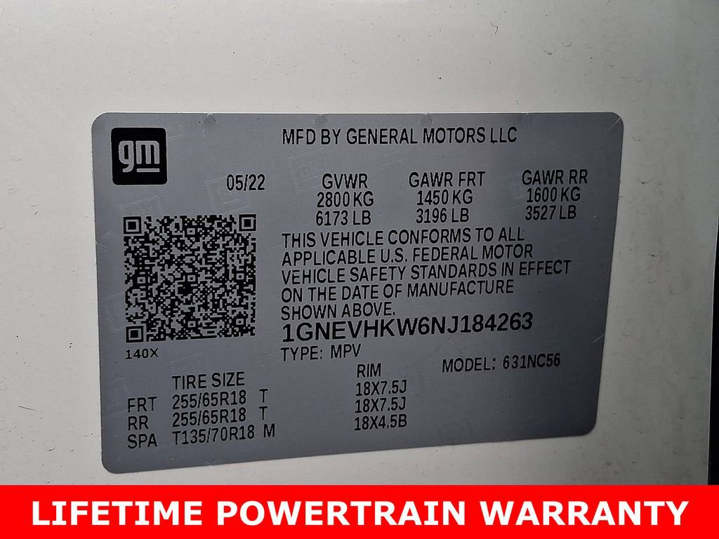 Used 2022 Chevrolet Traverse LT image 26