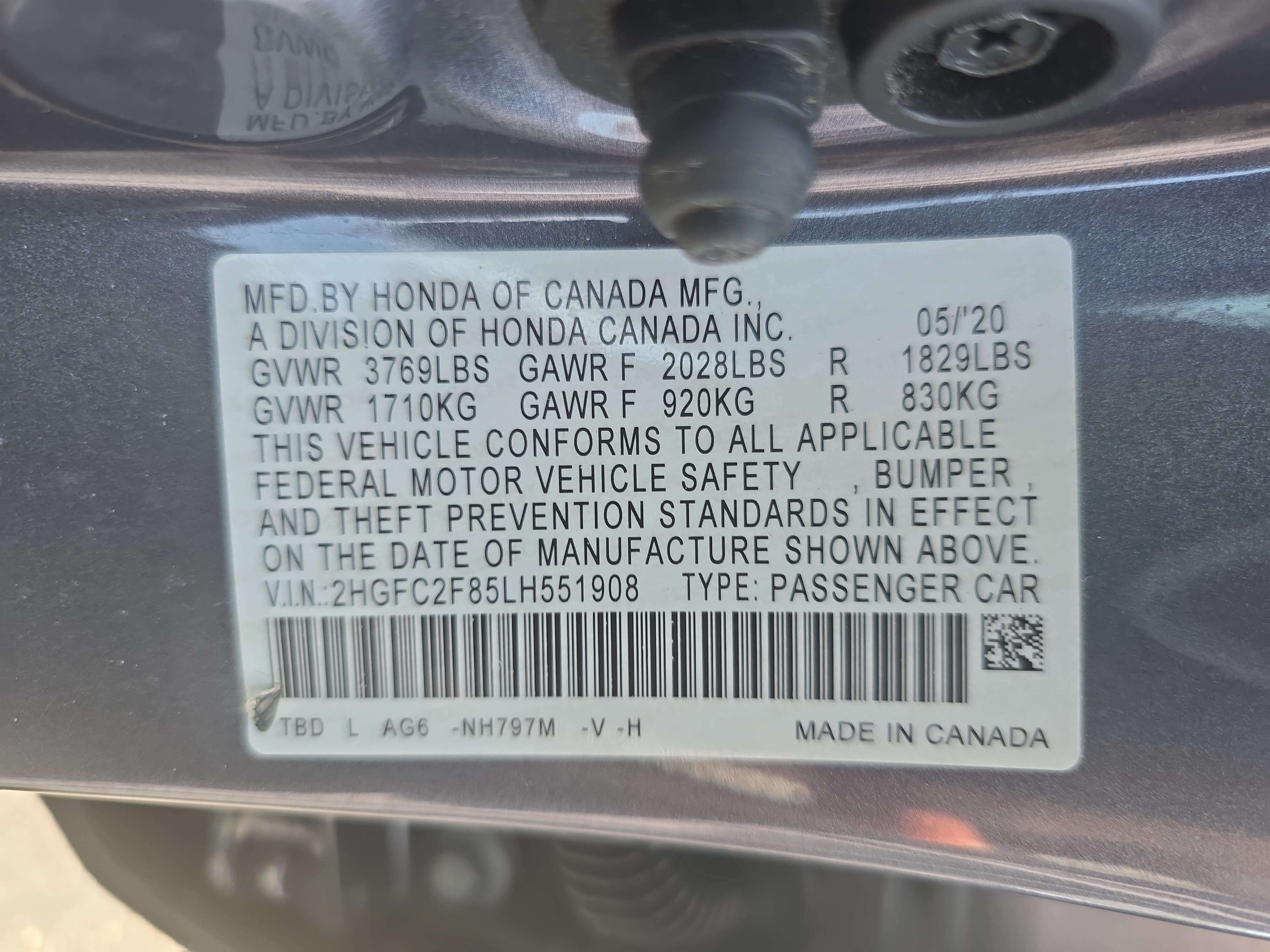 Used 2020 Honda Civic Sport image 32