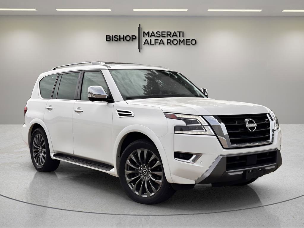 Used 2023 Nissan Armada Platinum w/ Captain's Chairs Package RWD image 2
