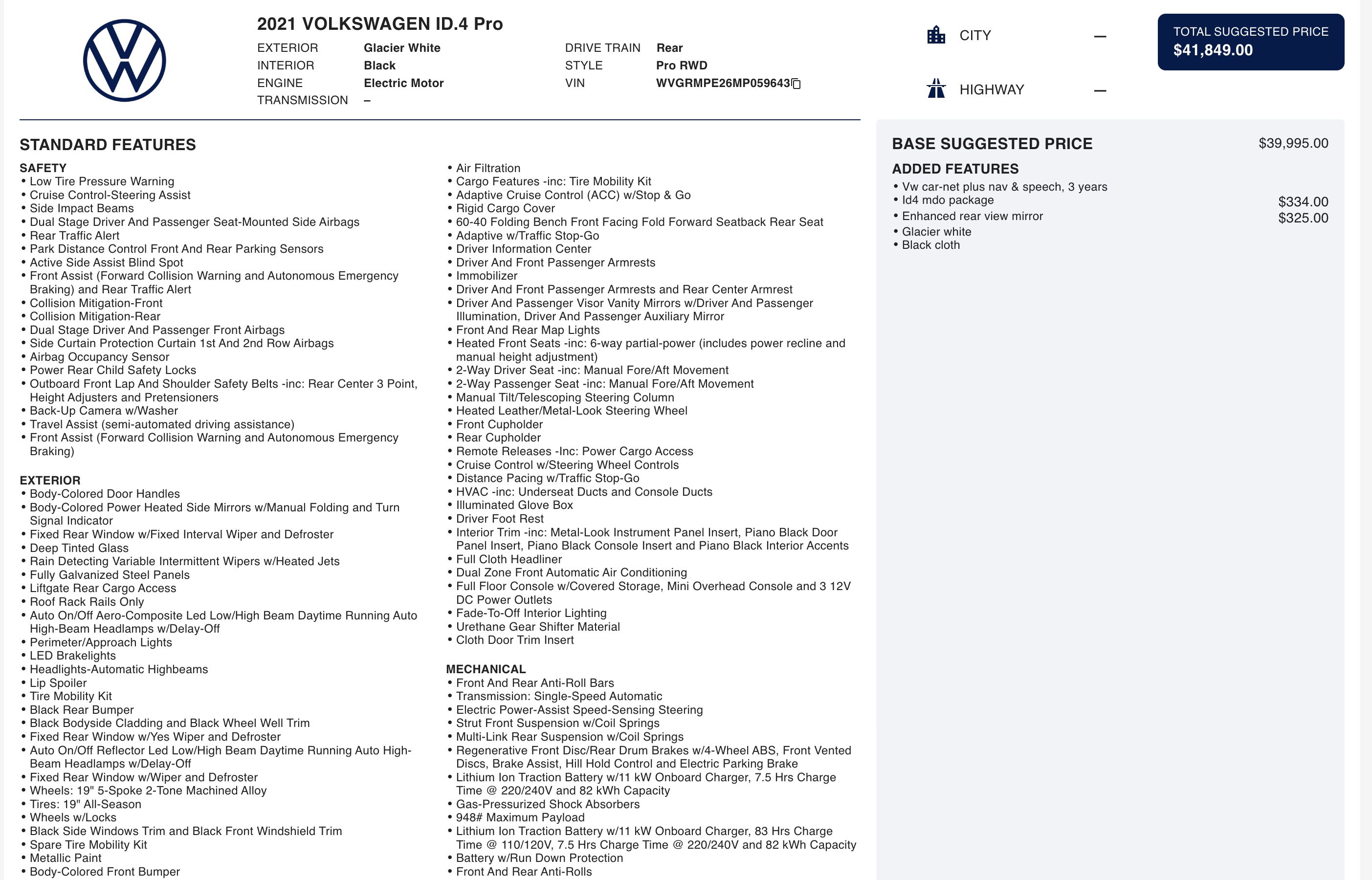 Used 2021 Volkswagen ID.4 Pro image 5
