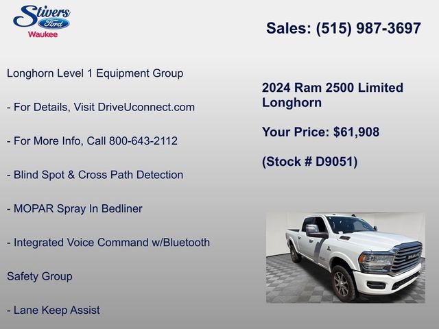 Used 2024 RAM 2500 Limited w/ Safety Group AWD/4WD image 14