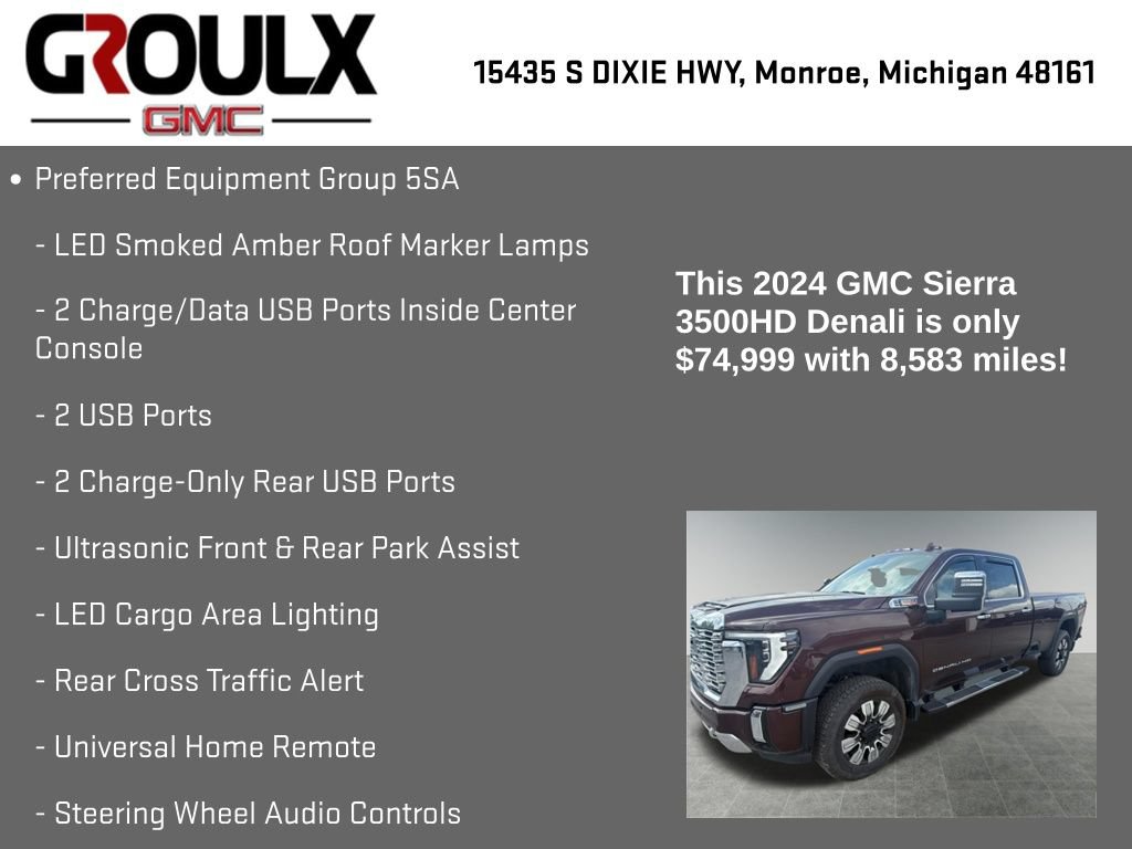 Used 2024 GMC Sierra 3500 Denali w/ Technology Package AWD/4WD image 27