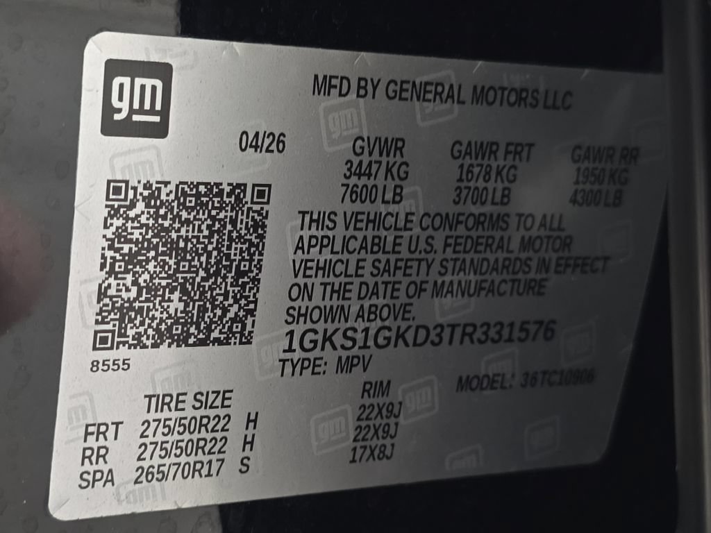 Used 2026 GMC Yukon XL Elevation RWD image 33