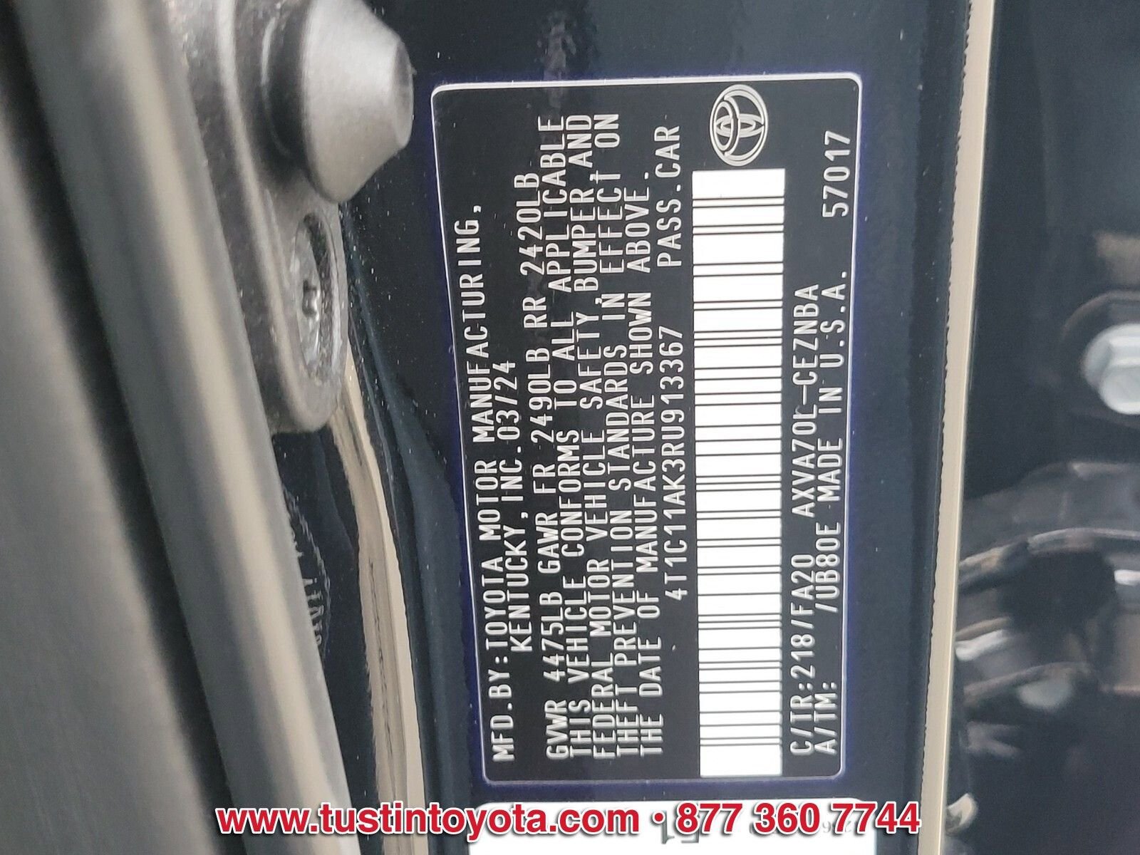 Certified 2024 Toyota Camry LE FWD image 16