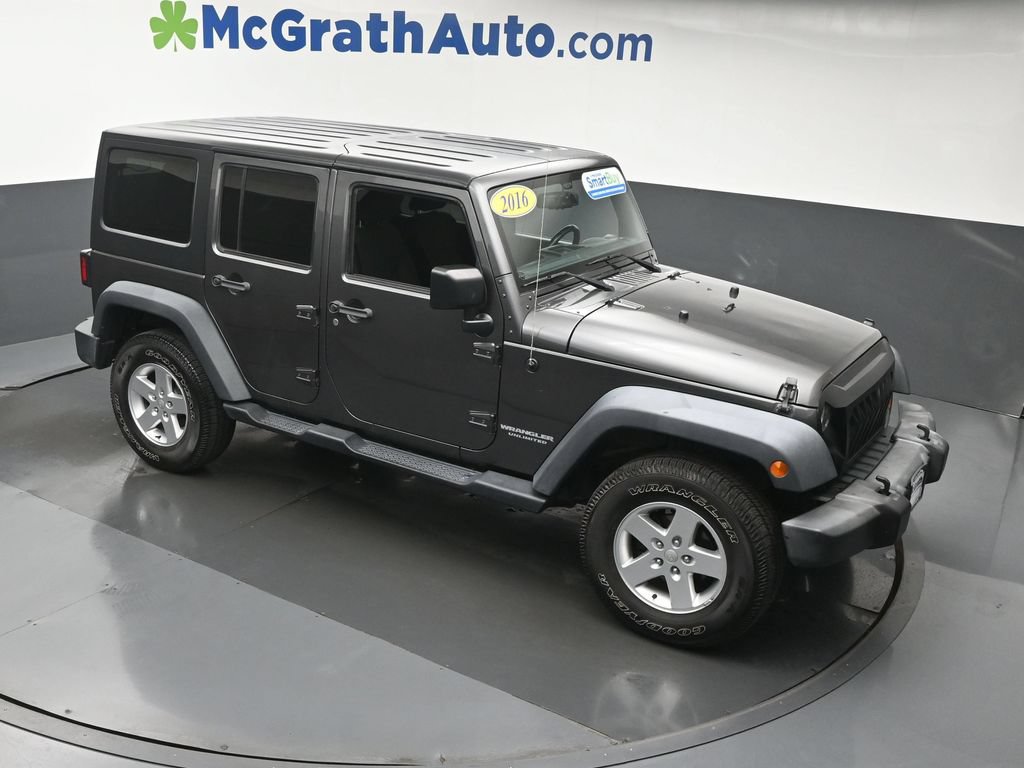 Used 2016 Jeep Wrangler Unlimited Sport w/ Quick Order Package 24S AWD/4WD image 3