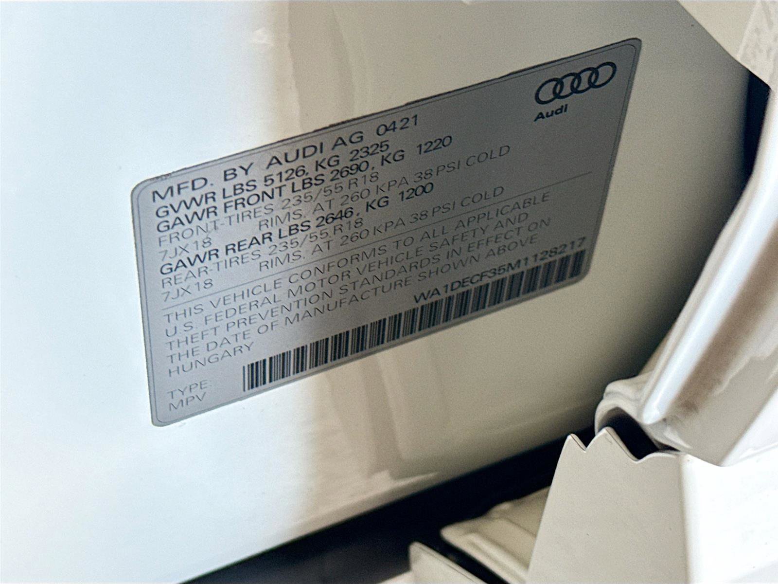 Used 2021 Audi Q3 2.0T Premium w/ Convenience Package AWD/4WD image 32