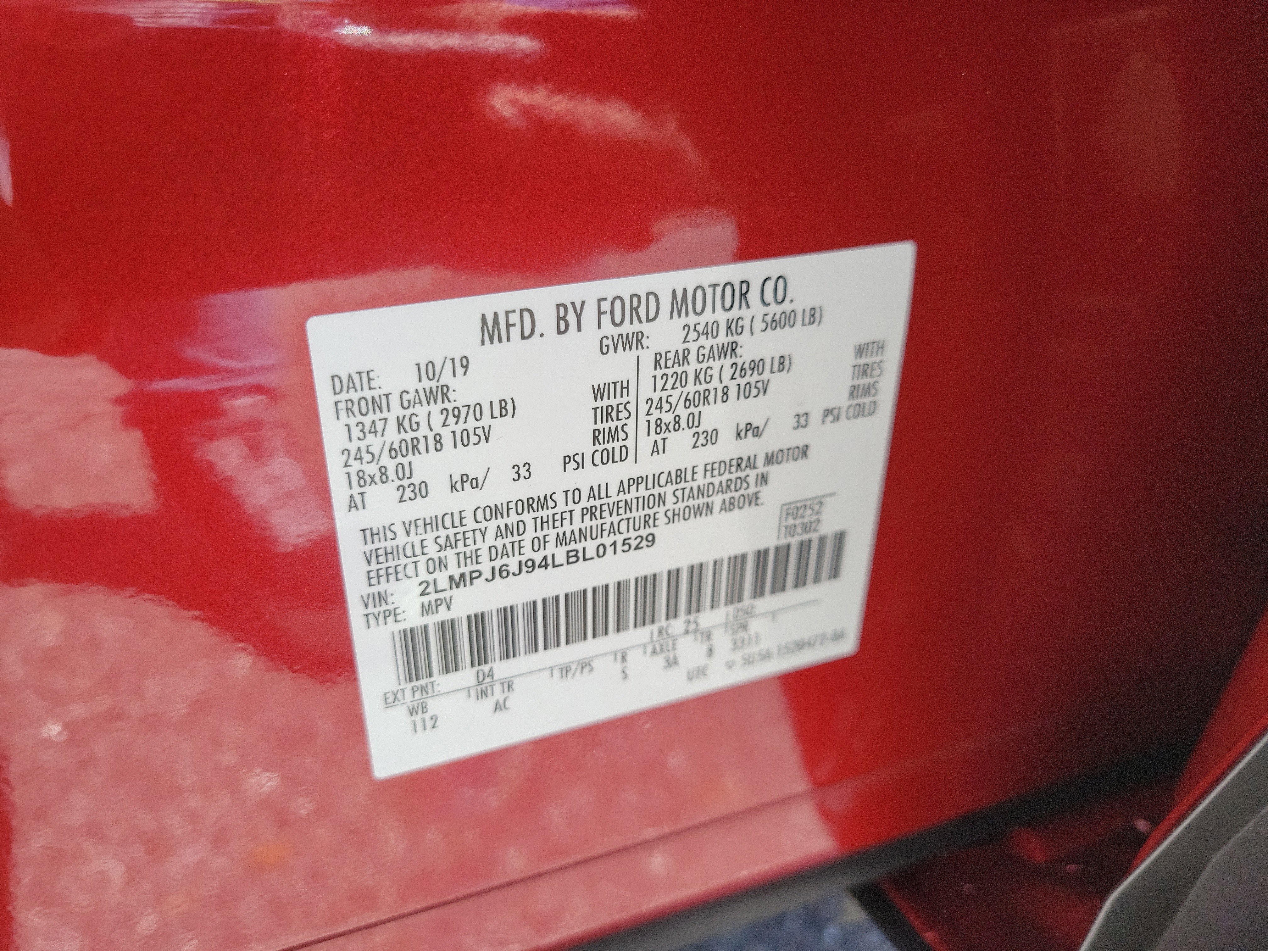 Used 2020 Lincoln Nautilus FWD w/ Equipment Group 101A image 35