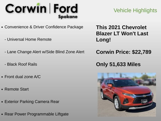 Used 2021 Chevrolet Blazer LT AWD/4WD image 12
