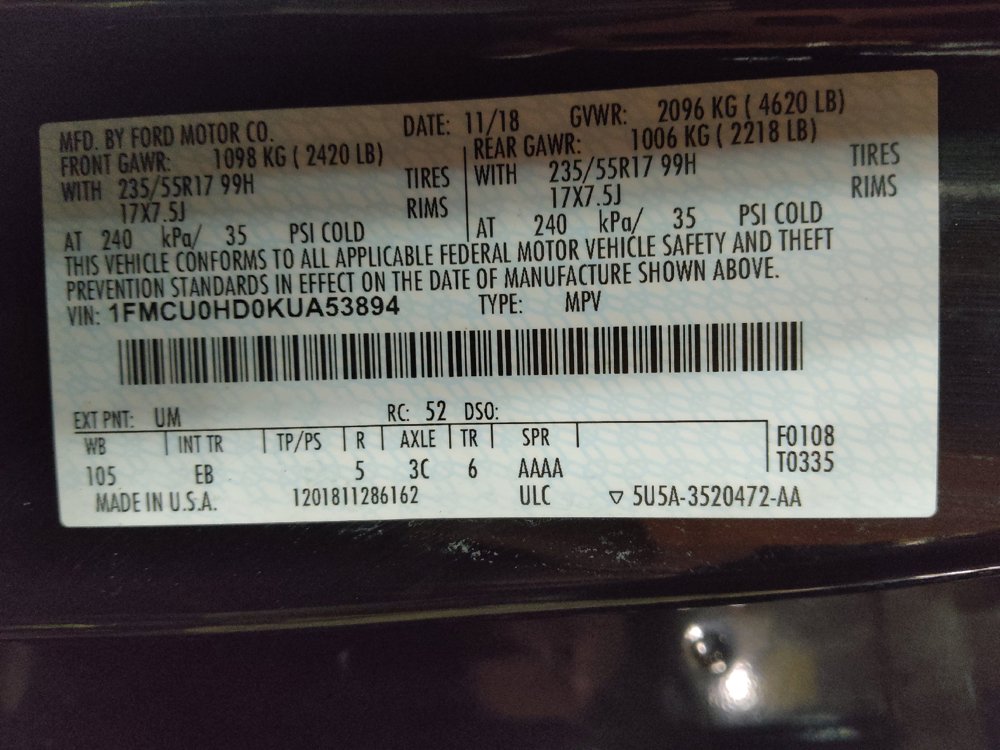 Used 2019 Ford Escape SEL FWD image 33