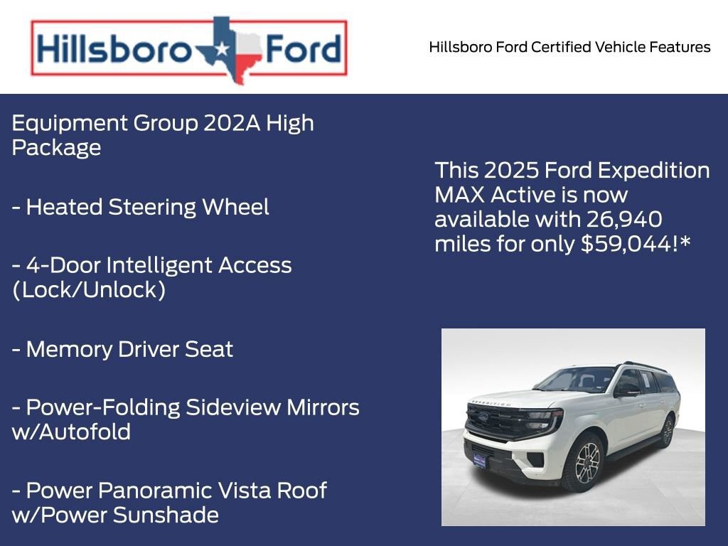 Certified 2025 Ford Expedition Max Active AWD/4WD image 13