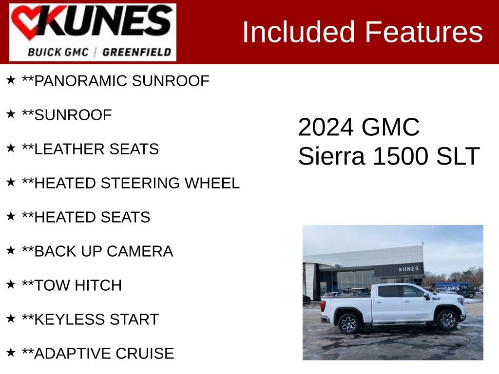 Used 2024 GMC Sierra 1500 SLT w/ SLT Premium Package image 2