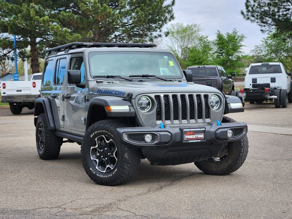 Used 2021 Jeep Wrangler Unlimited Rubicon 4xe AWD/4WD image 1