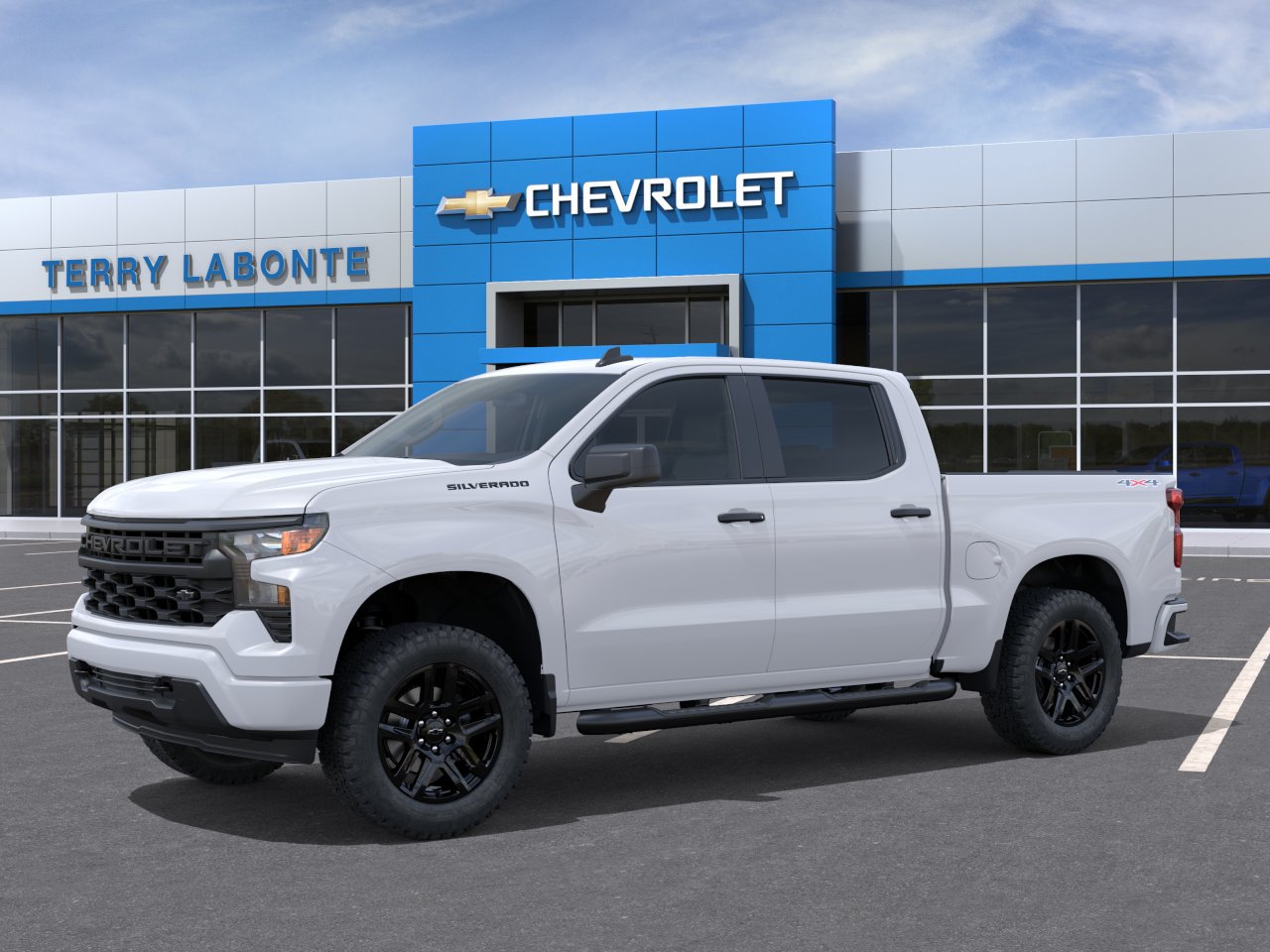 New 2026 Chevrolet Silverado 1500 Custom w/ Turbomax Blackout Package AWD/4WD image 3