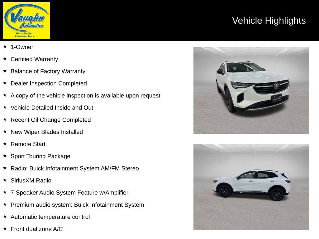 Certified 2023 Buick Envision Essence w/ Sport Touring Package image 2