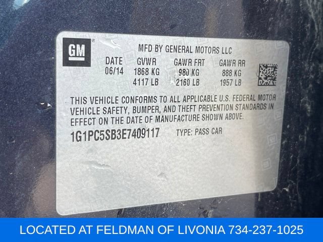 Used 2014 Chevrolet Cruze LT w/ All-Star Edition FWD image 37