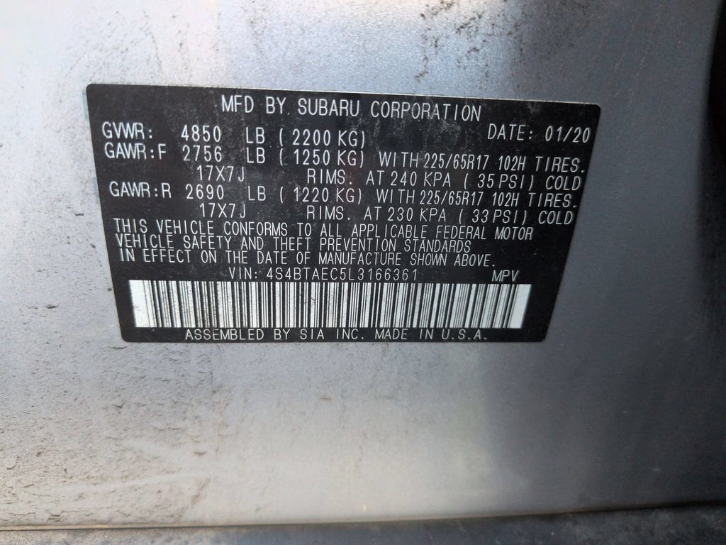 Used 2020 Subaru Outback Premium w/ Popular Package #1 AWD/4WD image 30