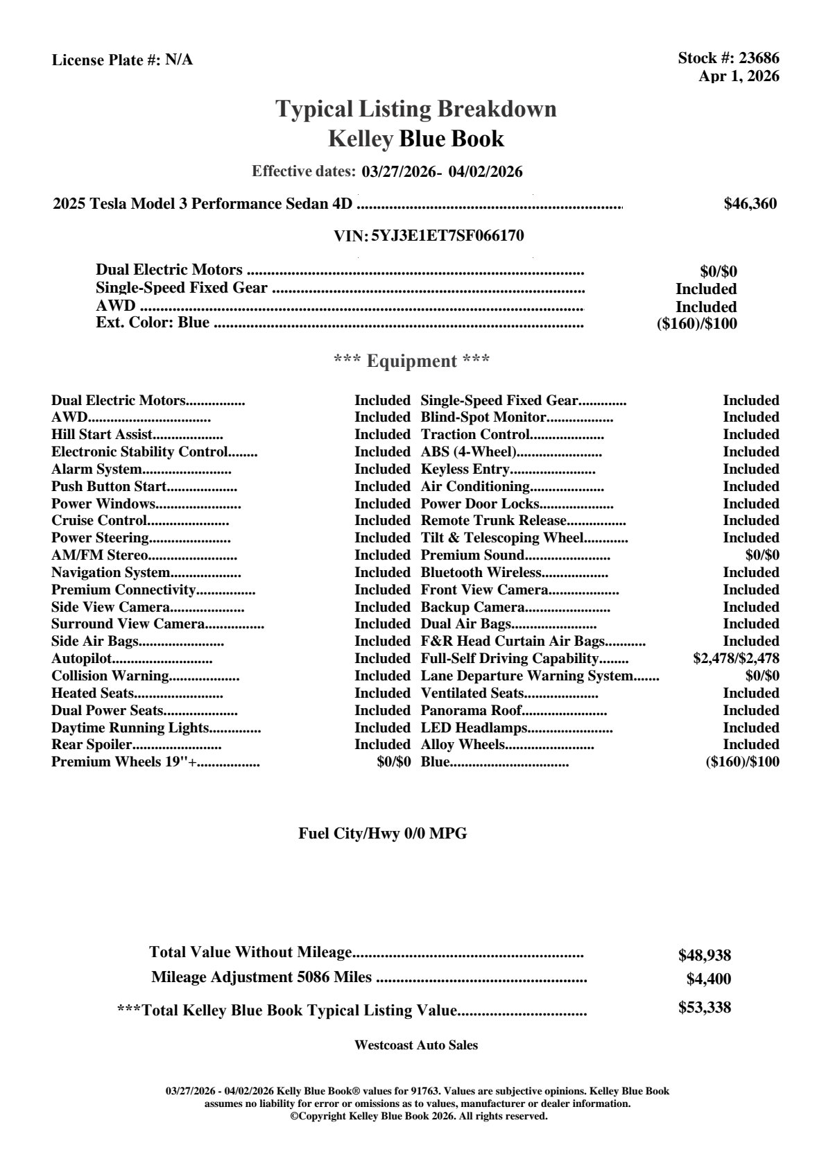 Used 2025 Tesla Model 3 Performance image 5