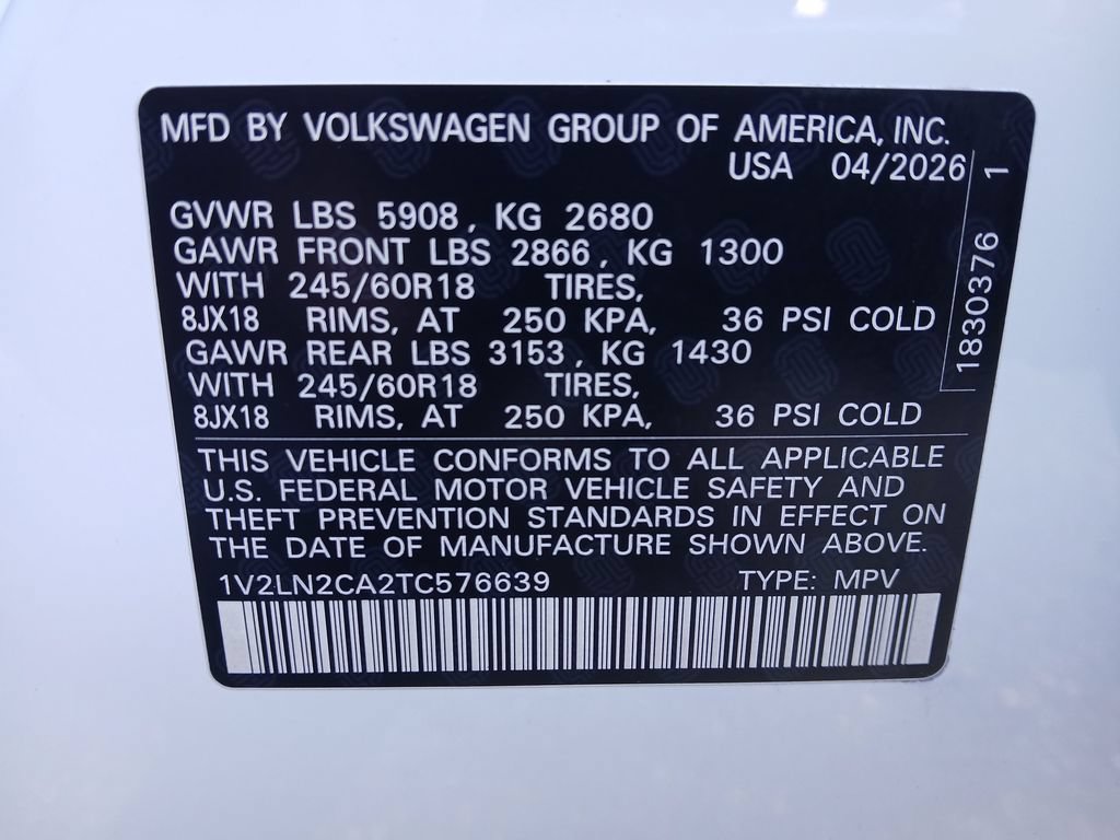 New 2026 Volkswagen Atlas SE AWD/4WD image 28