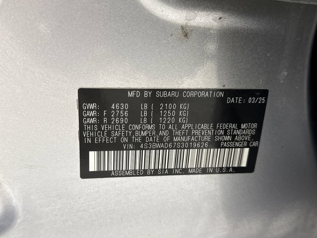 Certified 2025 Subaru Legacy Premium AWD/4WD image 27
