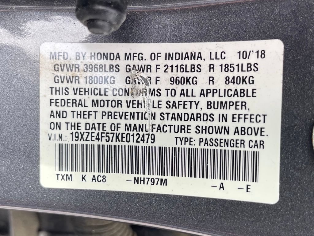 Used 2019 Honda Insight EX image 13