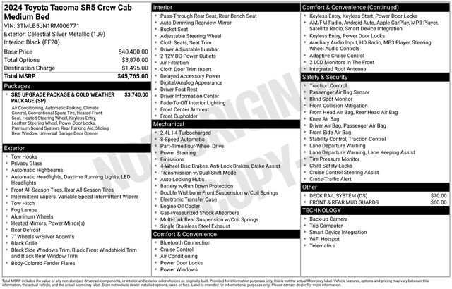 Used 2024 Toyota Tacoma SR5 image 34