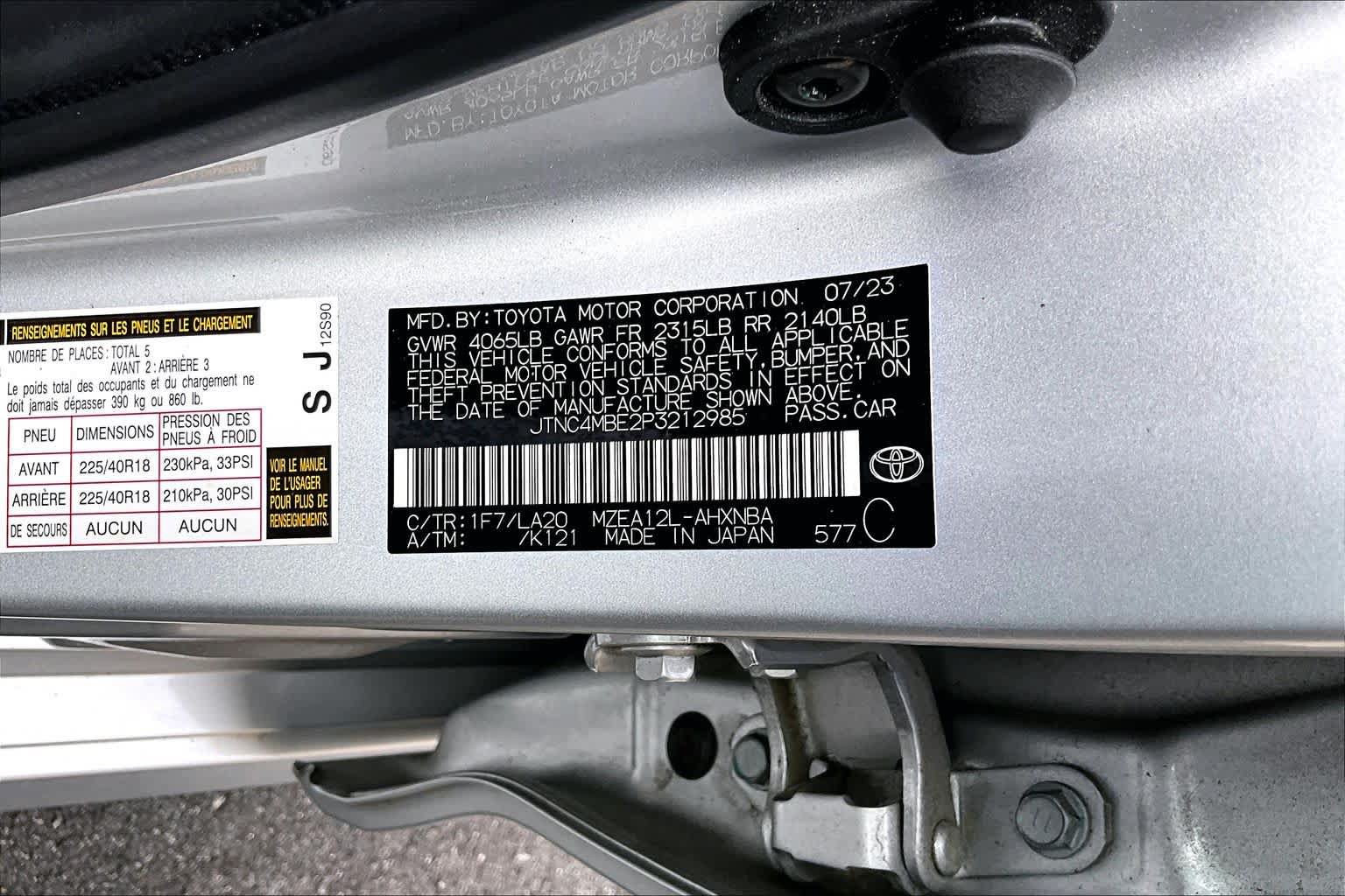 Used 2023 Toyota Corolla XSE FWD image 34
