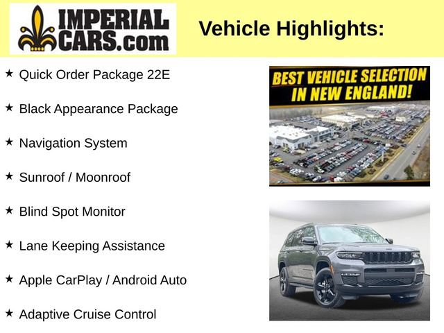 Used 2025 Jeep Grand Cherokee L Limited w/ Black Appearance Package AWD/4WD image 8