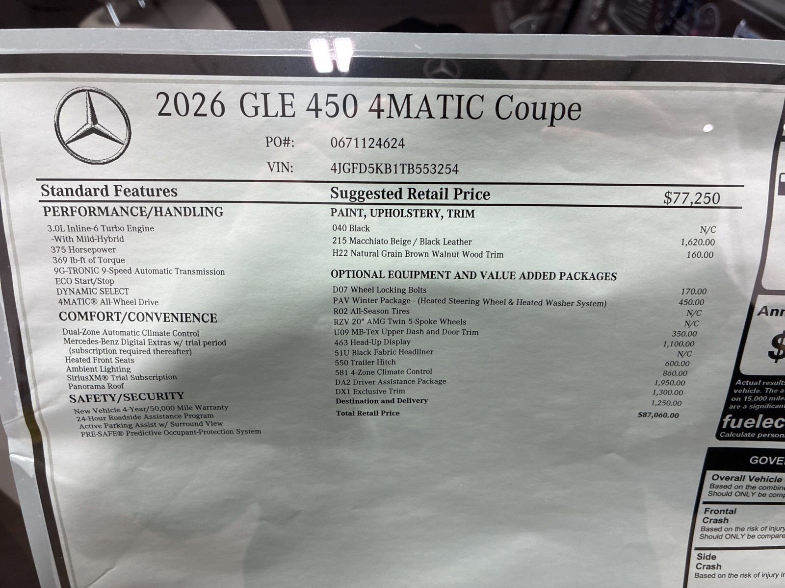 New 2026 Mercedes-Benz GLE 450 4MATIC Coupe image 23