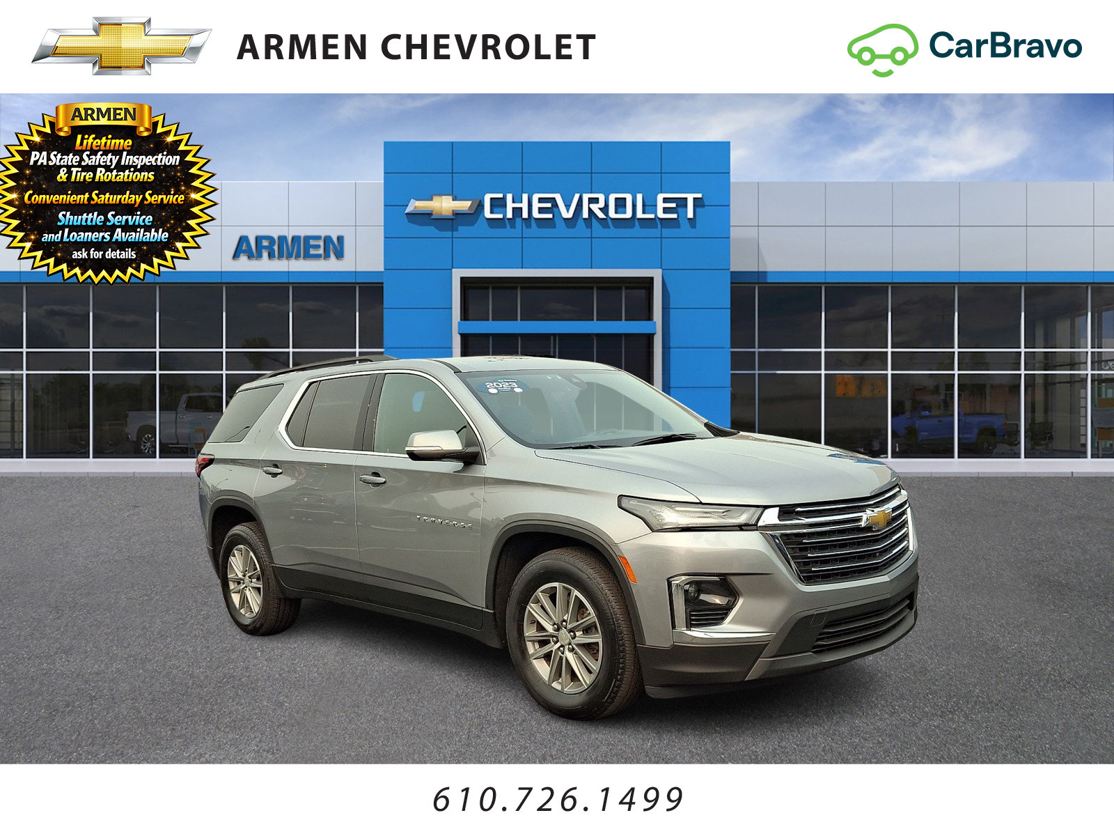 Certified 2023 Chevrolet Traverse LT w/ Rear Camera Mirror Package