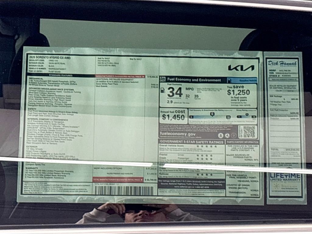 New 2026 Kia Sorento EX image 25