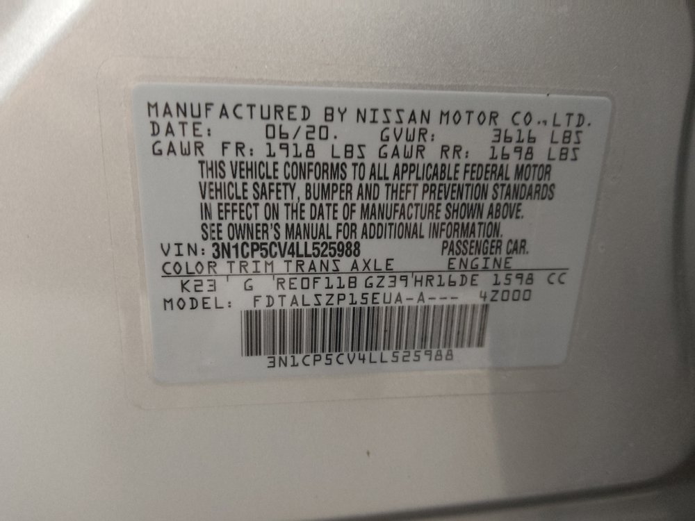 Used 2020 Nissan Kicks SV FWD image 33