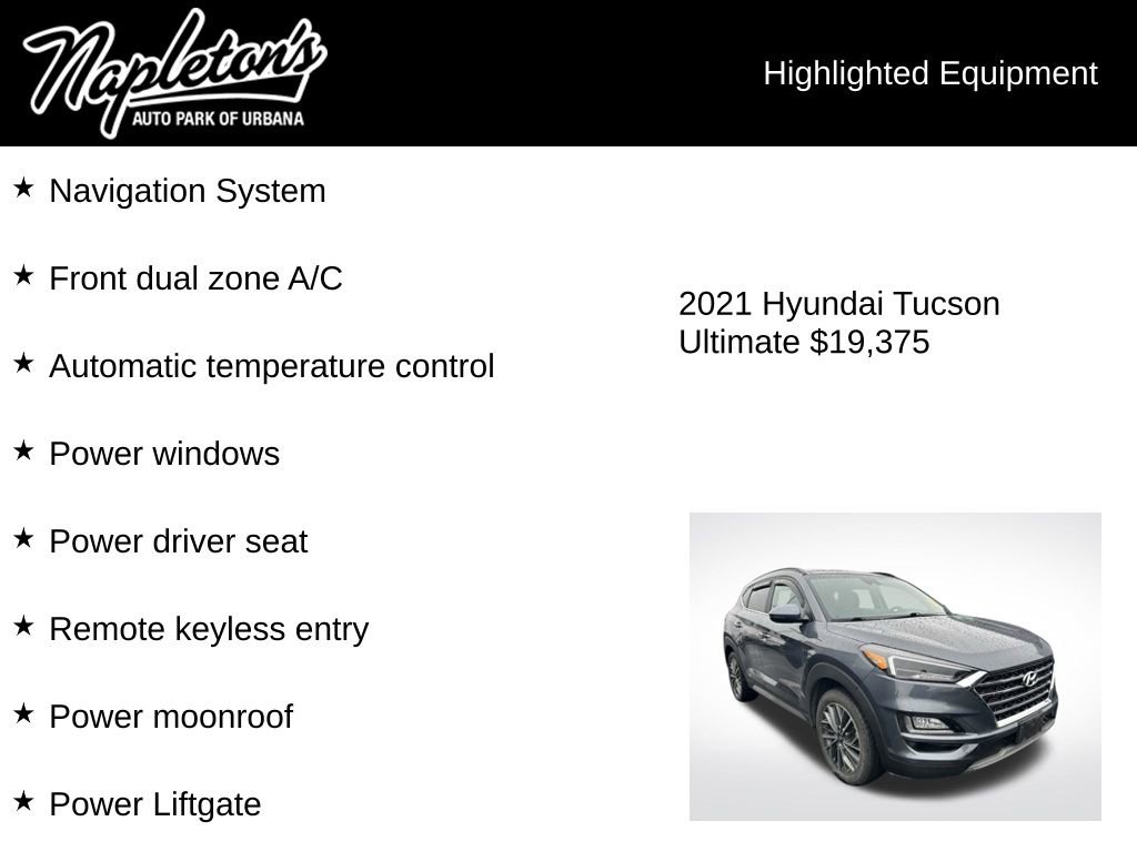 Used 2021 Hyundai Tucson Ultimate image 3