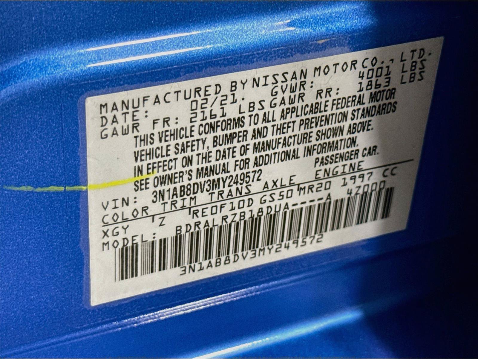 Used 2021 Nissan Sentra SR FWD image 30