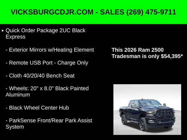 New 2026 RAM 2500 Tradesman image 27