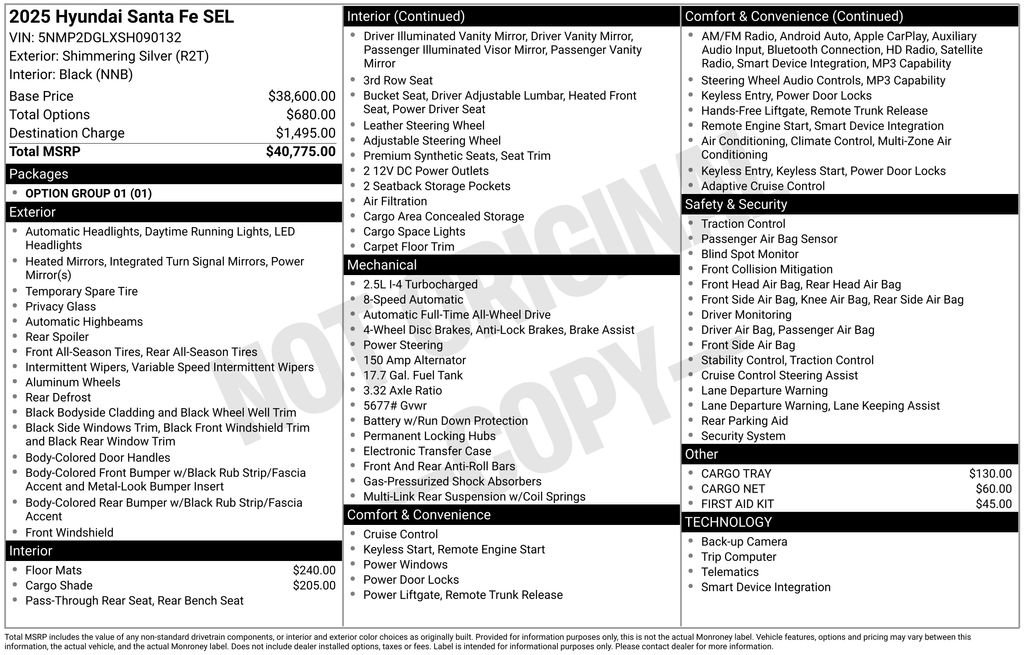 New 2025 Hyundai Santa Fe SEL image 6