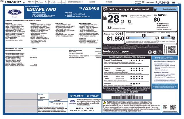 Used 2024 Ford Escape ST-Line image 3