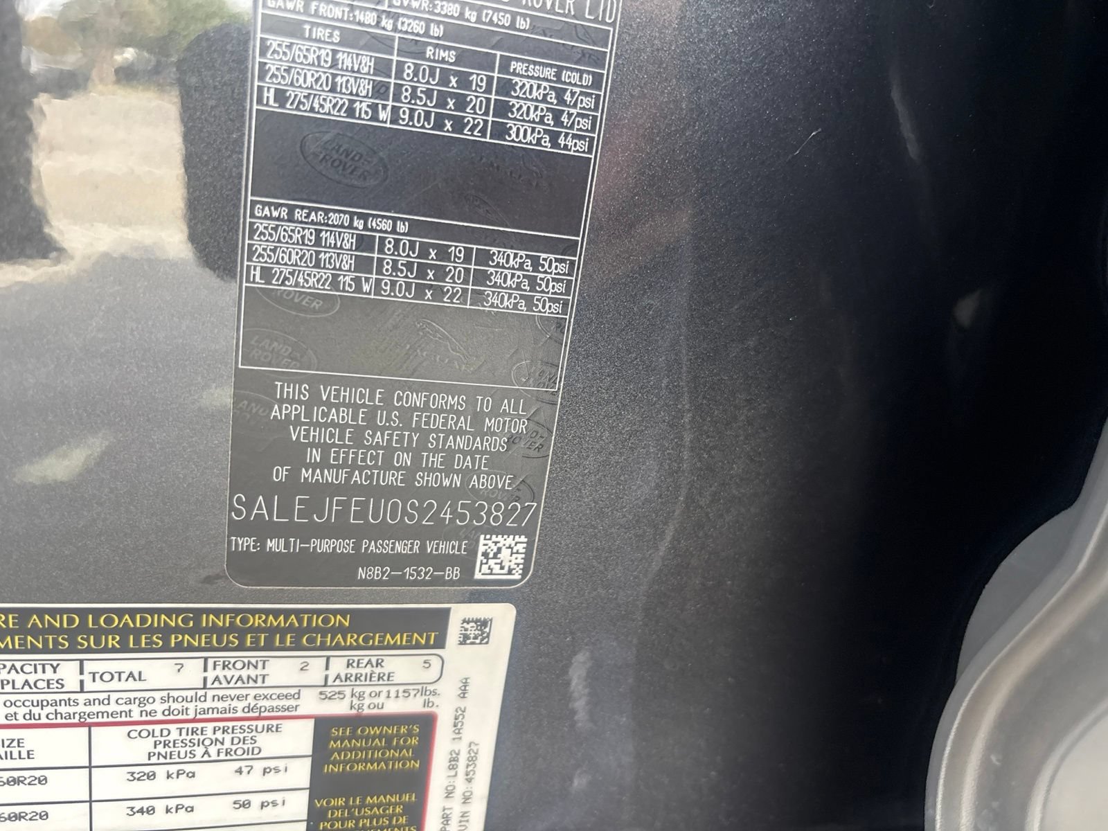 Certified 2025 Land Rover Defender 130 S AWD/4WD image 9