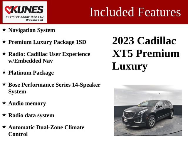 Used 2023 Cadillac XT5 Premium Luxury image 3