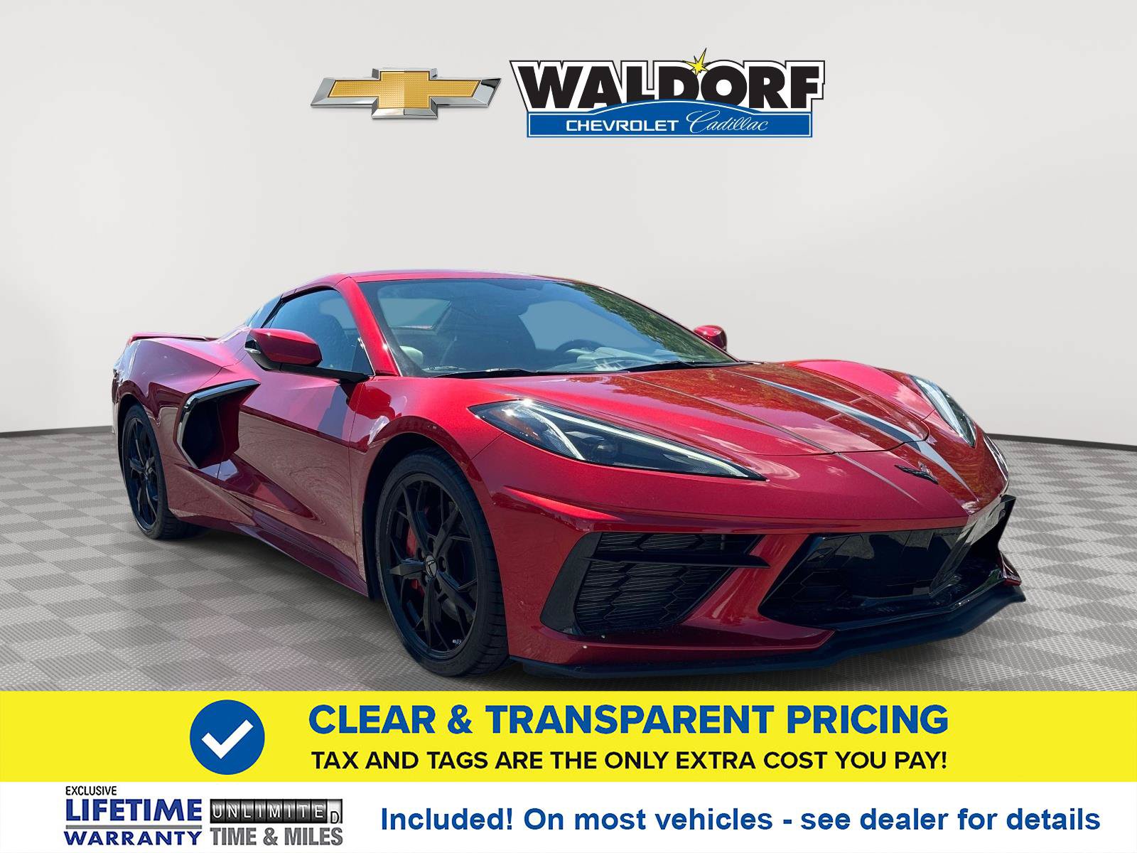 Used 2022 Chevrolet Corvette Stingray Premium Conv w/ Z51 Performance Package RWD image 1