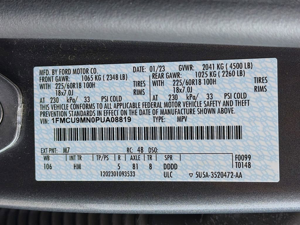 Used 2023 Ford Escape ST-Line w/ Tech Pack #1 AWD/4WD image 38