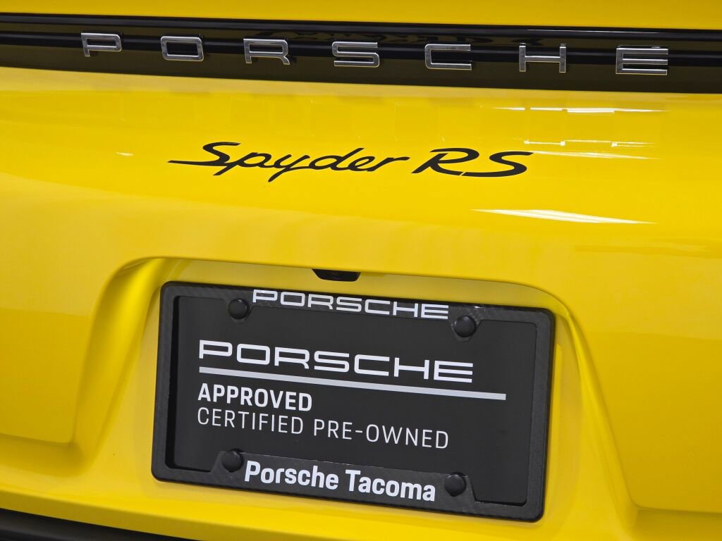 Certified 2025 Porsche 718 Boxster Spyder RS image 29