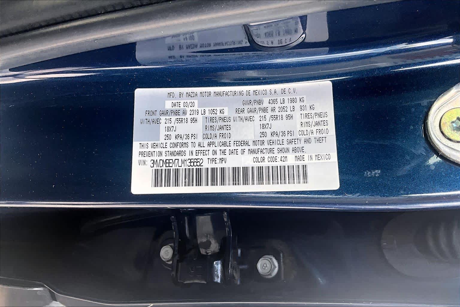 Used 2020 MAZDA CX-30 AWD w/ Premium Package image 34