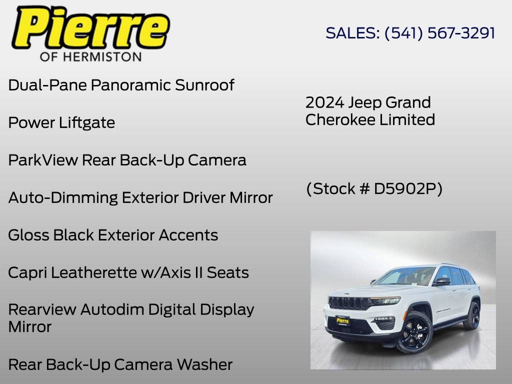 Used 2024 Jeep Grand Cherokee Limited w/ Luxury Tech Group II AWD/4WD image 24