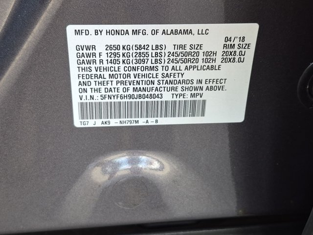 Used 2018 Honda Pilot Touring image 25