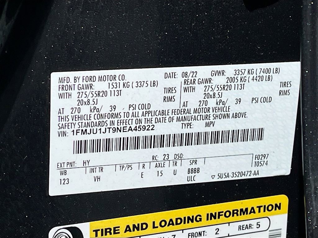 Used 2022 Ford Expedition XLT AWD/4WD image 34