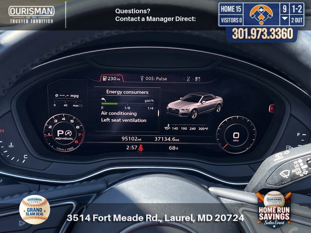 Used 2019 Audi A5 2.0T Premium Plus w/ Premium Plus AWD/4WD image 7