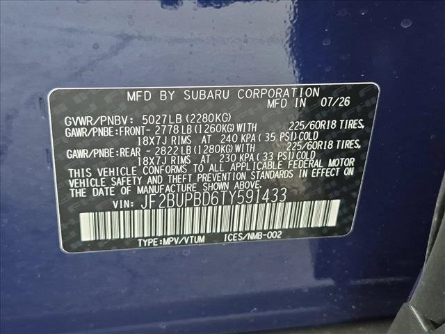 New 2026 Subaru Outback Premium AWD/4WD image 18