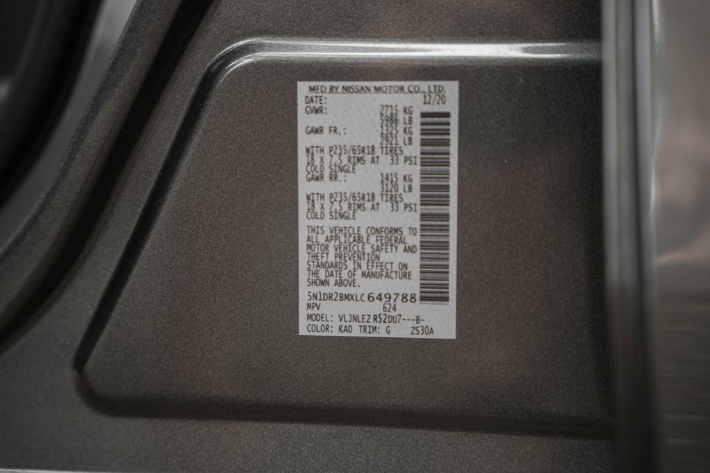 Used 2020 Nissan Pathfinder SV image 34