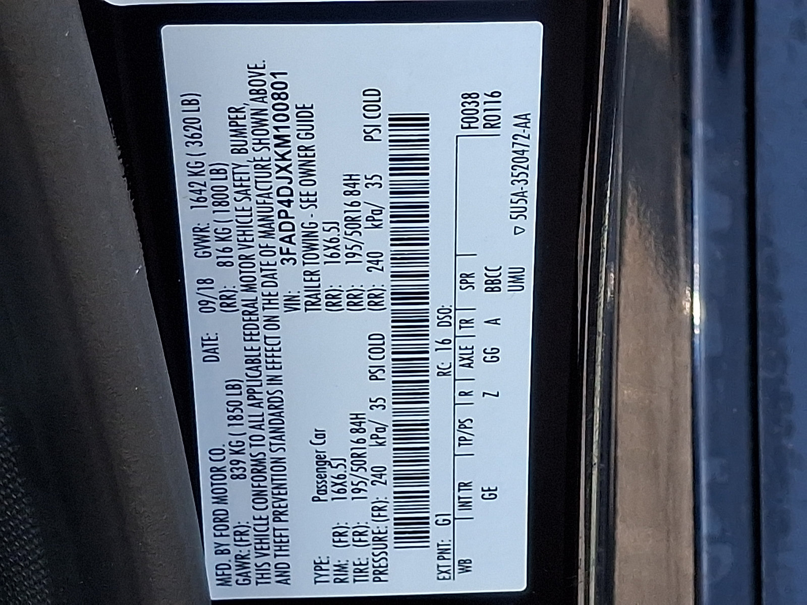 Used 2019 Ford Fiesta ST-Line w/ ST Line Cold Weather Package FWD image 26